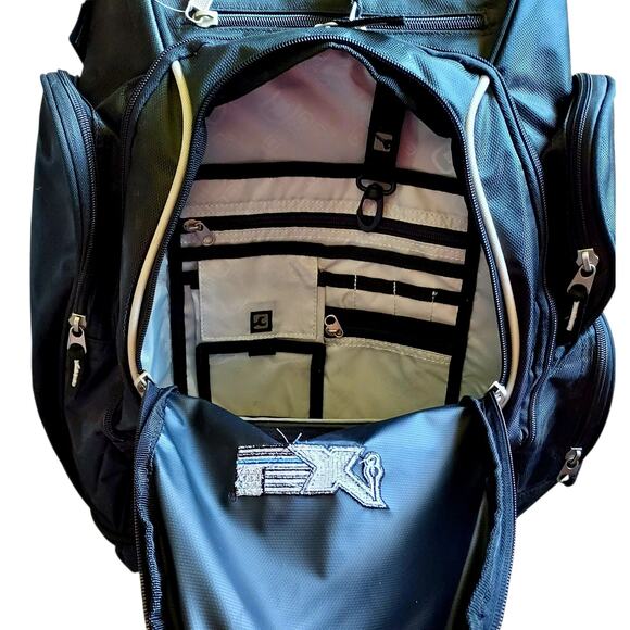 NEW OGIO Bounty Hunter 17" Computer Laptop Backpack Black Thin Blue Line Logo - Picture 6 of 11